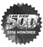 2016 Law Firm 500 Honoree Award
