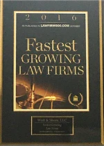 Fastest Growing Law Firm Award