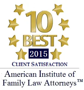 Award saying 10 Best Client Satisfaction, 2015