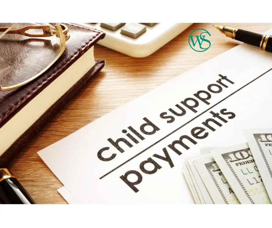 A visual representation of child support payments, illustrating financial transactions and support for children's needs.