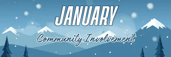 A group of diverse community members participating in a January initiative, engaging in activities and discussions together.
